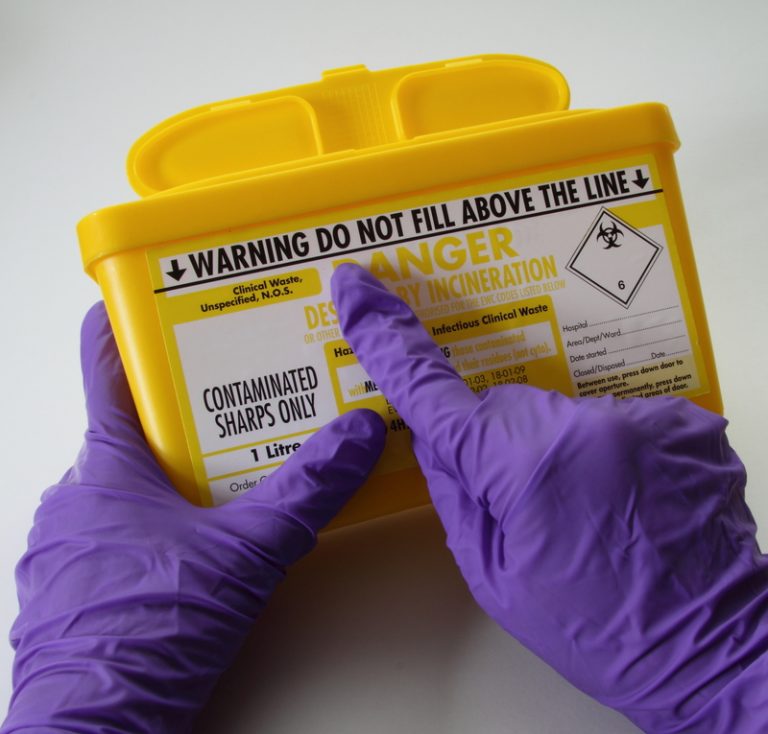 There's Safety in a Sharps Container