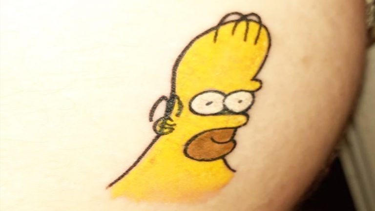 Simpsons Fan Has 52 Tattoos Of Homer Simpson - ArticleCity.com